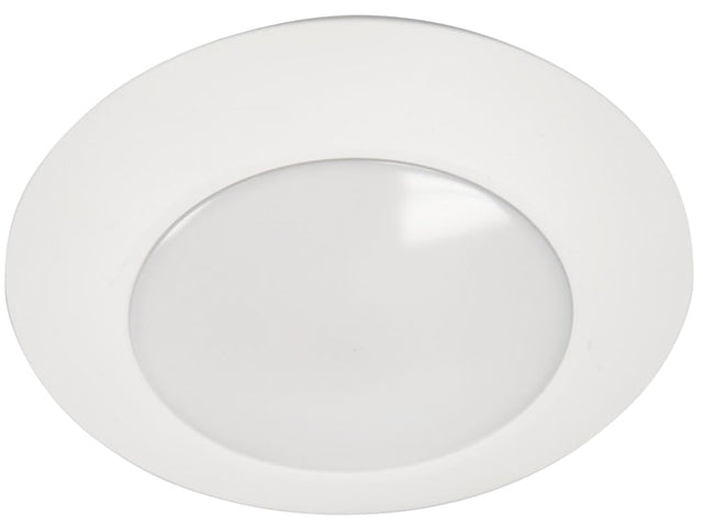 HALO HLC Series HLC6099301EWH-6BP Surface Light, 0.133 mA, 120 V, 16 W, LED Lamp, 900 Lumens, 3000 K Color Temp