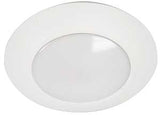 HALO HLC6 Series HLC6099401EWH-6BP Recessed Light, 15.7 W, 120 V, LED Lamp, Aluminum, White