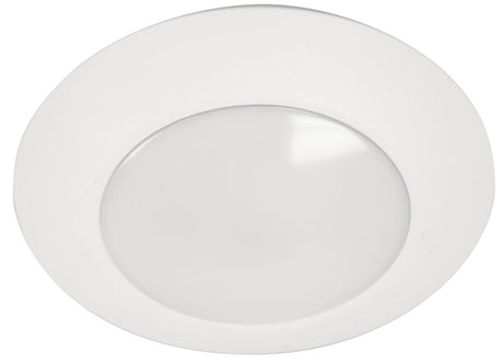 HALO HLC6 Series HLC6099401EWH-6BP Recessed Light, 15.7 W, 120 V, LED Lamp, Aluminum, White