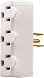 Eaton Wiring Devices BP1147W Outlet Tap, 2-Pole, 15 A, 125 V, 3-Outlet, NEMA: NEMA 5-15R, White