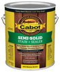 Cabot 140.0001434.007 Semi Transparent Stain, Natural Flat, Mission Brown, Liquid, 1 gal, Pack of 4