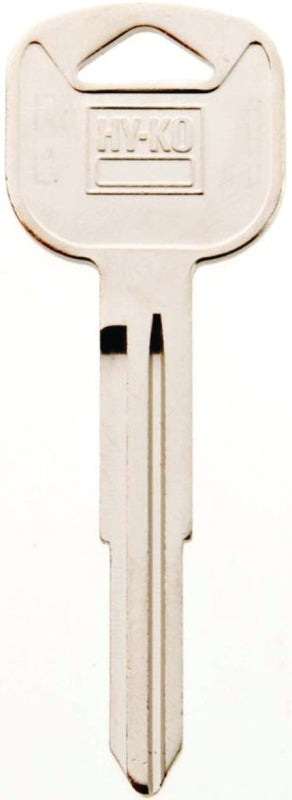 Hy-Ko 11010KK4 Automotive Key Blank, Brass, Nickel, For: Kia Vehicle Locks, KK4 Key Number, Pack of 10
