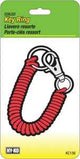 Hy-Ko KC156 Key Ring, Clip-On, Coiled