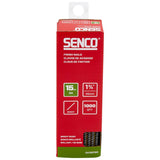 Senco DA19EPBR Finish Nail Strip, 1-3/4 in L, 15 ga, Steel, Bright Basic/Sencote, Brad Head