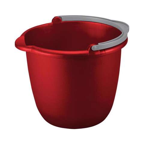 Sterilite 10 qt Bucket Red, Pack of 12