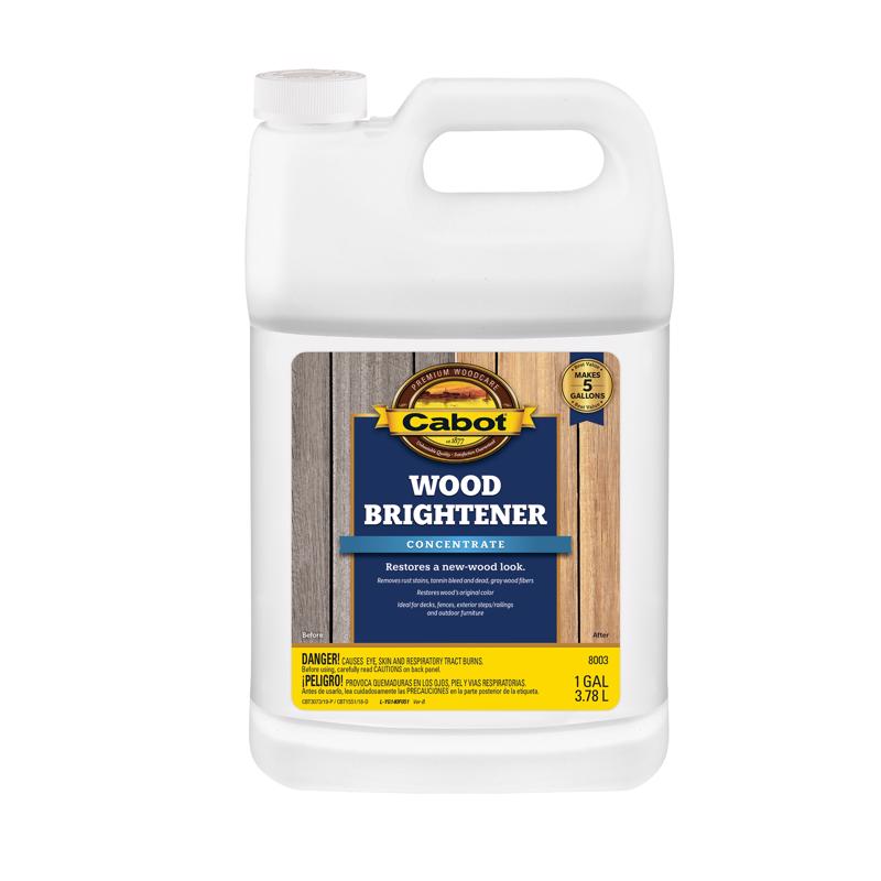 Cabot Wood Brightener Liquid 1 gal, Pack of 4