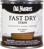 Old Masters 61016 Wood Stain, Dark Walnut, Liquid, 0.5 pt