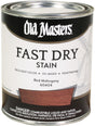 Old Masters 60404 Wood Stain, Oil Base, Red Mahogany, Liquid, 1 qt