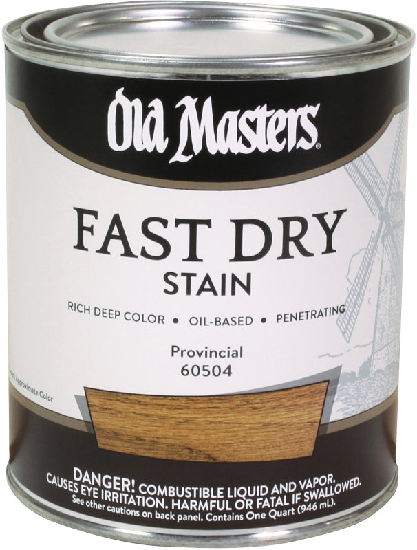 Old Masters 60504 Wood Stain, Provincial, Liquid, 1 qt