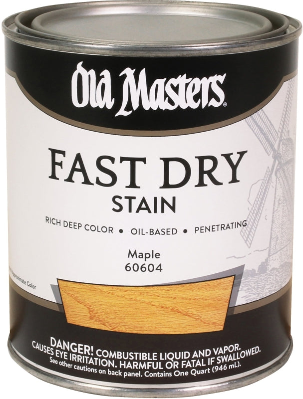 Old Masters 60604 Wood Stain, Maple, Liquid, 1 qt