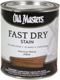 Old Masters 61804 Fast Dry Stain, American Walnut, Liquid, 1 qt