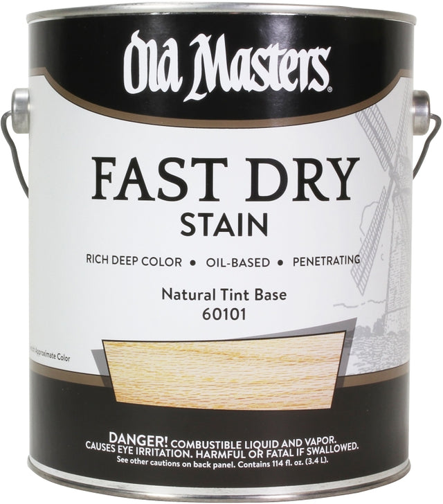 Old Masters 60101 Wood Stain, Natural, Liquid, 1 gal, Pack of 2