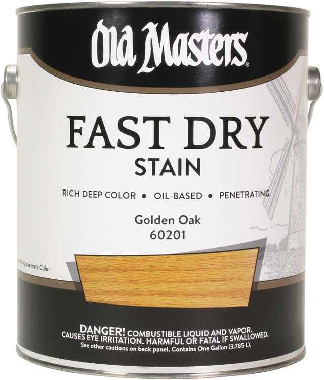 Old Masters 60201 Wood Stain, Golden Oak, Liquid, 1 gal, Pack of 2