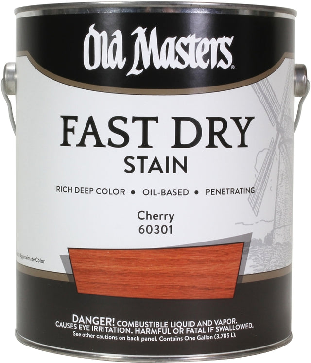 Old Masters 60301 Wood Stain, Cherry, Liquid, 1 gal, Pack of 2
