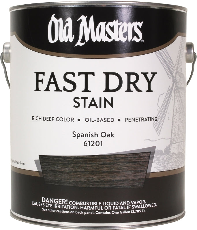 Old Masters 61201 Wood Stain, Spanish Oak, Liquid, 1 gal, Pack of 2