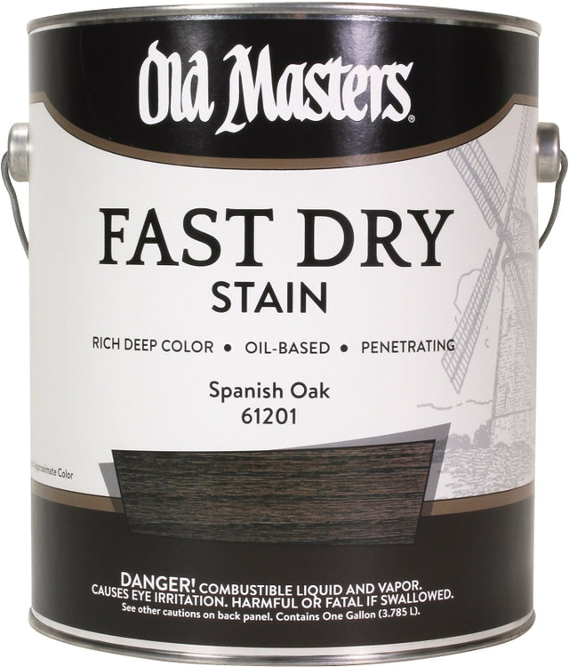 Old Masters 61201 Wood Stain, Spanish Oak, Liquid, 1 gal, Pack of 2