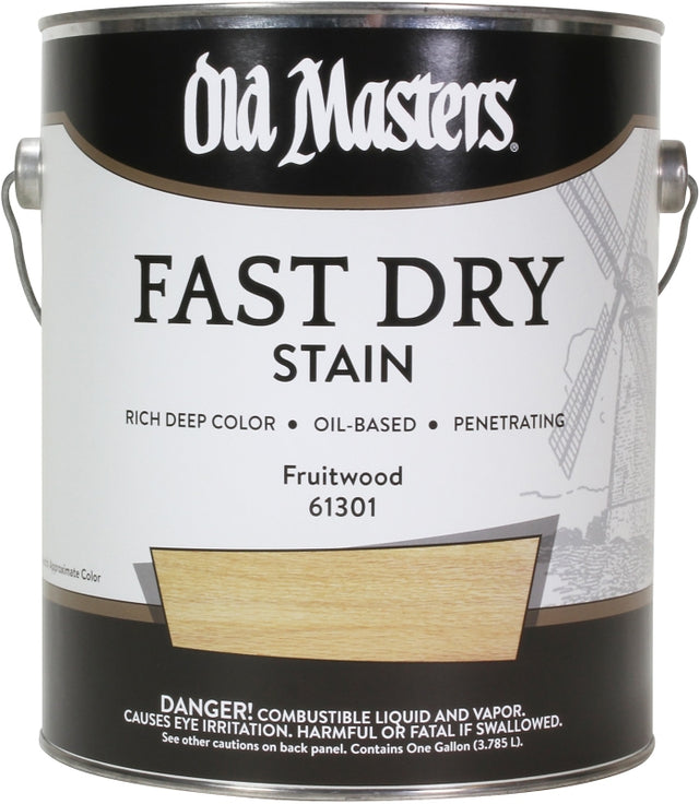 Old Masters 61301 Wood Stain, Fruitwood, Liquid, 1 gal, Pack of 2