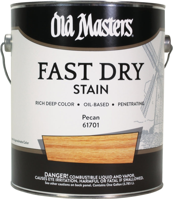 Old Masters 61701 Wood Stain, Pecan, Liquid, 1 gal, Pack of 2
