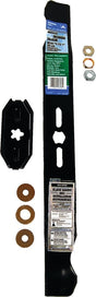 Arnold 490-100-0081 Lawn Mower Blade, 21 in L, 2-1/2 in W, Steel
