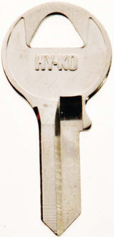 Hy-Ko 11010VR5 Key Blank, Brass, Nickel, For: Viro Cabinet, House Locks and Padlocks, VR5 Key Number, Pack of 10