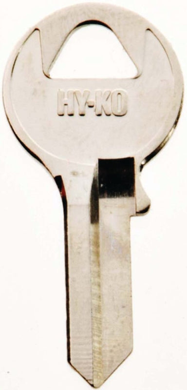 Hy-Ko 11010VR5 Key Blank, Brass, Nickel, For: Viro Cabinet, House Locks and Padlocks, VR5 Key Number, Pack of 10