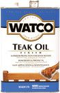 WATCO 242225 Teak Oil, Clear, Liquid, 1 gal Can, Pack of 2