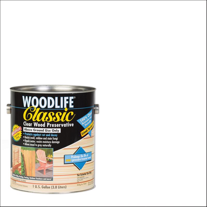 Wolman Woodlife Clear Water-Based Wood Preservative 1 gal, Pack of 4