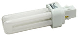 Sylvania 20480 Double Tube Compact Fluorescent Bulb, 13 W, T4 Lamp, GX23 Lamp Base, 671 Lumens, 2700 K Color Temp