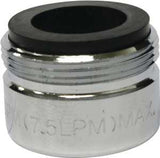Plumb Pak PP800-10 Faucet Aerator, 13/16-27 Male, 1.878 in W x 3.75 in H Dimensions, Chrome Plated
