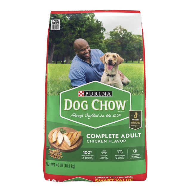 Purina 1780014908 Dog Food, Solid, Chicken, 40 lb Bag