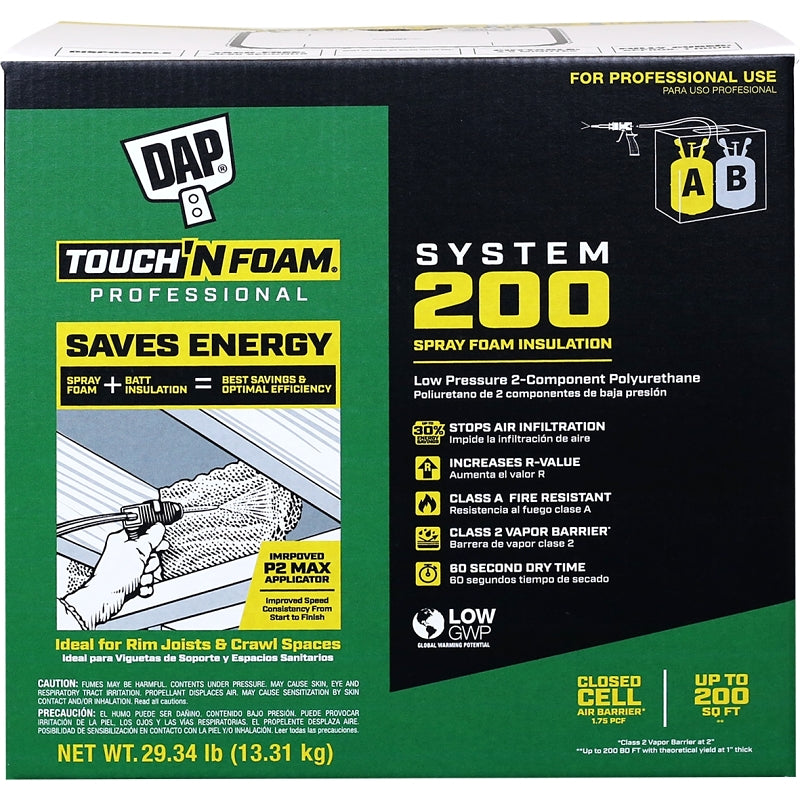Touch 'n Foam Professional Series 7565062620 Low GWP Kit, Cream, 42 lb