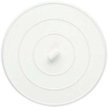 Plumb Pak PP820-14 Sink Stopper, Flat Suction, Rubber, White, Polished Chrome, For: Sink, Shower or Tub, Pack of 6