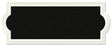 Hy-Ko AK-461 Address Plaque, Rectangular, Plastic, Off-White, Pack of 3
