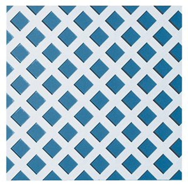UFP 275429/148262 Lattice Panel, 2 ft W, 8 ft H, PVC, White
