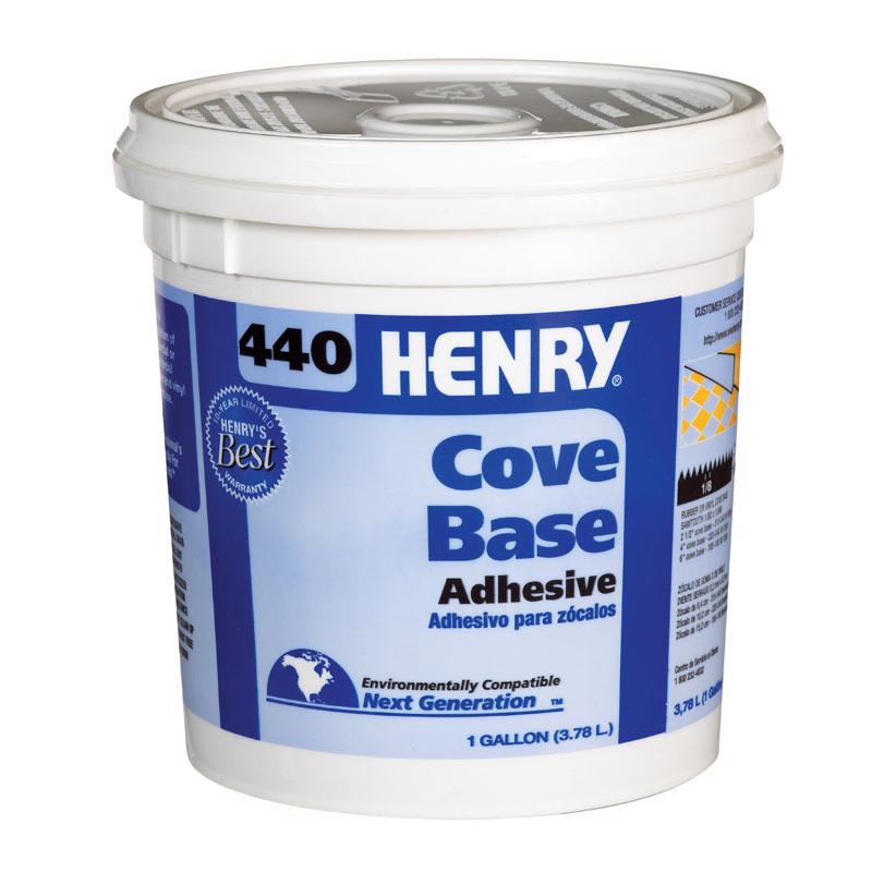 Henry 12111 Cove Base Adhesive, Beige, 1 gal, Pail