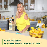 Simple Green 3010100614010 Concentrated All-Purpose Cleaner, 1 gal Bottle, Liquid, Lemon, Yellow