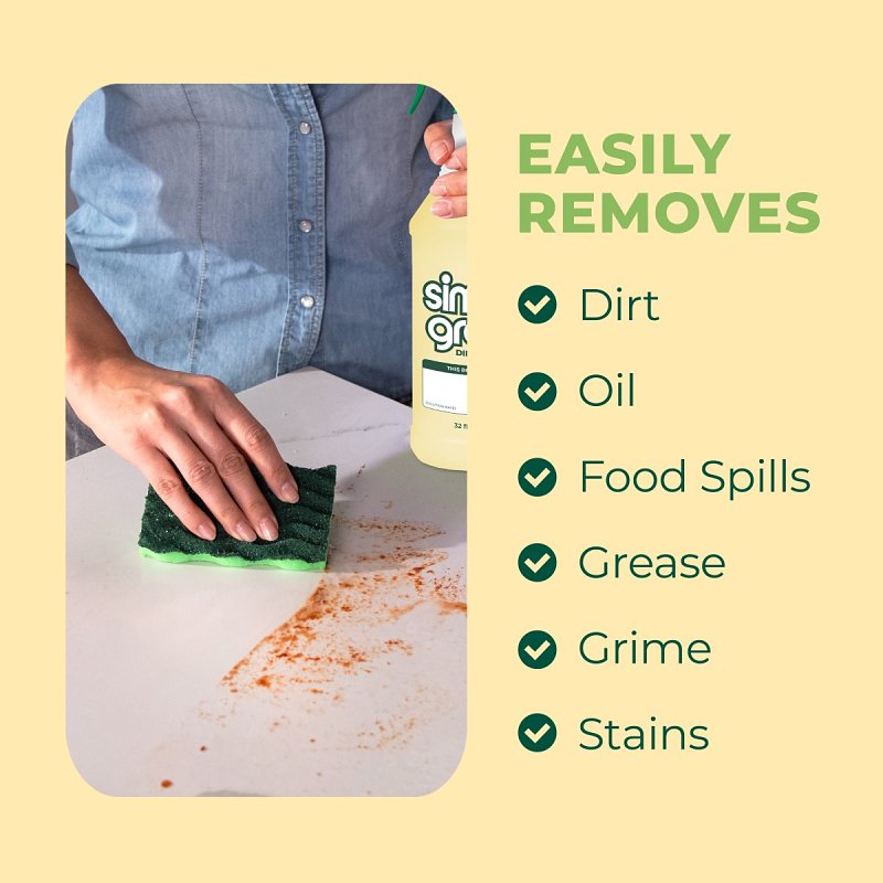 Simple Green 3010100614010 Concentrated All-Purpose Cleaner, 1 gal Bottle, Liquid, Lemon, Yellow