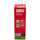 Senco DA25EGBR Finish Nail Strip, 2-1/2 in L, 15 ga, Stainless Steel, Sencote, Brad Head