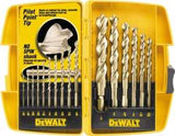 DEWALT DW1956 Drill Bit Set, High Performance, 16-Piece, Steel, Ferrous Oxide