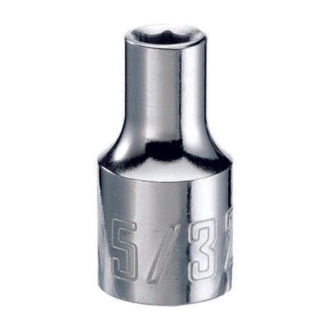 Craftsman 5/32 in. X 1/4 in. drive SAE 6 Point Standard Shallow Socket 1 pc