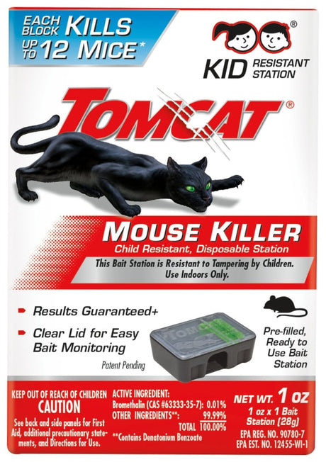 Tomcat 0371410 Mouse Bait Station, 4 oz Bait