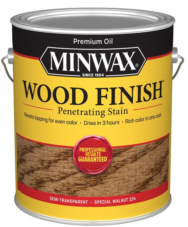 Minwax 710760000 Wood Stain, 250 VOC, Oil Base, Special Walnut, Liquid, 1 gal, Pack of 2