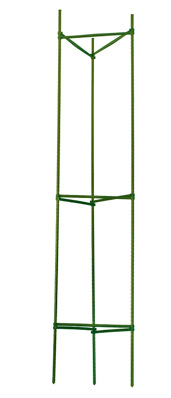 Gardener's Blue Ribbon Ultomato TMC60GR Tomato Plant Cage, 5 ft H, Plastic/Steel, Green, Pack of 10