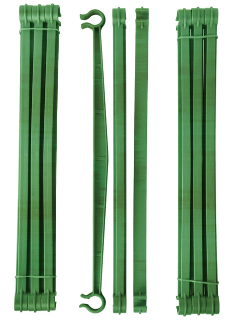 Gardener's Blue Ribbon Ultomato TMC60GR Tomato Plant Cage, 5 ft H, Plastic/Steel, Green, Pack of 10