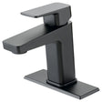 Boston Harbor FS6A0215BL Lavatory Faucet, 1.2 gpm, 1-Handle, 1, 3-Faucet Hole, Metal/Plastic, Matte Black