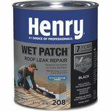 Henry HE208030 Roof Cement, Black, Liquid, 1 qt Can, Pack of 12