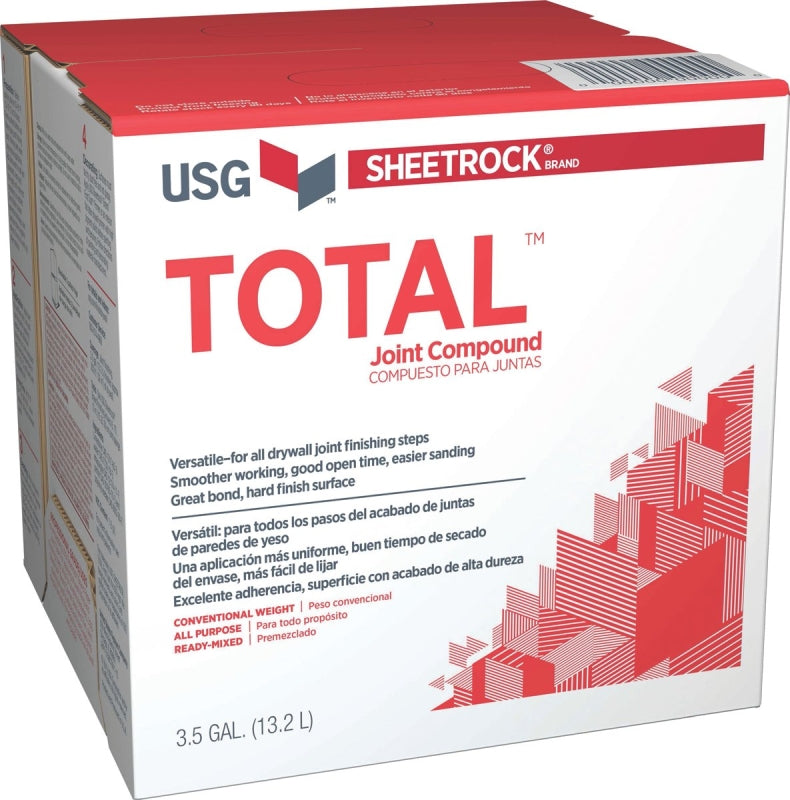 Sheetrock Total 385240048 Joint Compound, Paste, Off-White, 3.5 gal
