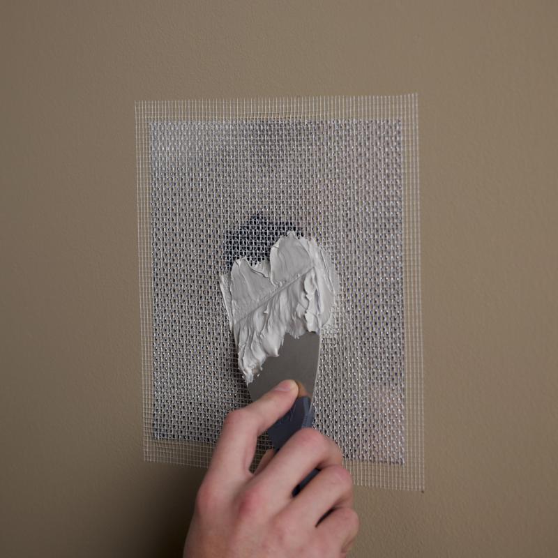 Ace 8 in. L X 8 in. W Fiberglass White Self Adhesive Wall Repair Patch, Pack of 12