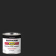 Rust-Oleum Stops Rust Indoor and Outdoor Flat Black Oil-Based Enamel Protective Paint 0.5 pt, Pack of 6