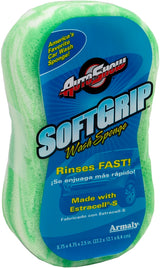 Autoshow 11802 Soft-Grip Sponge, 8-3/4 in L, 4-3/4 in W, 2-7/8 in Thick, Polyester, Assorted